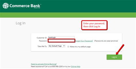 bank of commerce log in